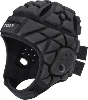 Rugby Helmet 7v7 Soft Shell Flag Football Rugby Headguards Adjustable Padded Headgear for Youth Kids Adults