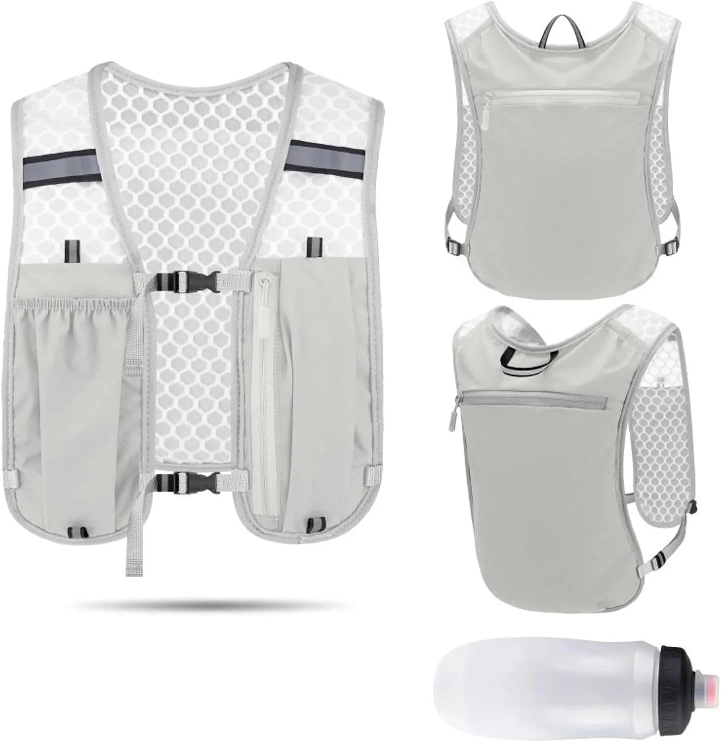 Running Hydration Vest Pack Runner Rucksack Running Vest Lightweight Breathable for Jogging Riding Outdoor Climbing Camping