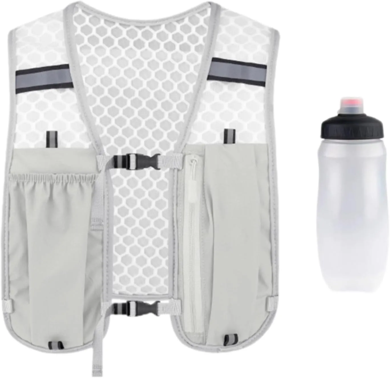 Running Hydration Vest Pack Runner Rucksack Running Vest Lightweight Breathable for Jogging Riding Outdoor Climbing Camping