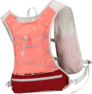 Running Vest for Women Men Outdoor Sports Bag Gear Rucksack Breathable Hydration Vest Water Pack for Climbing Marathoner Race