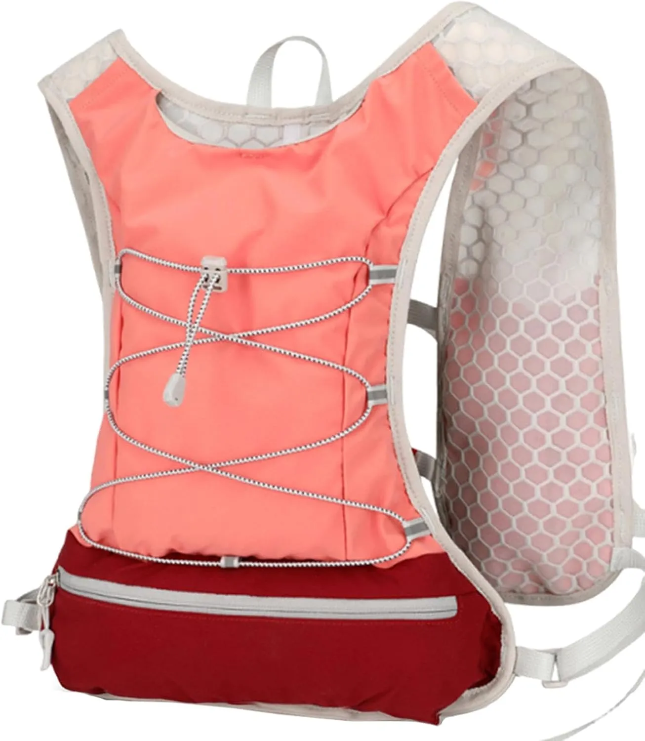 Running Vest for Women Men Outdoor Sports Bag Gear Rucksack Breathable Hydration Vest Water Pack for Climbing Marathoner Race