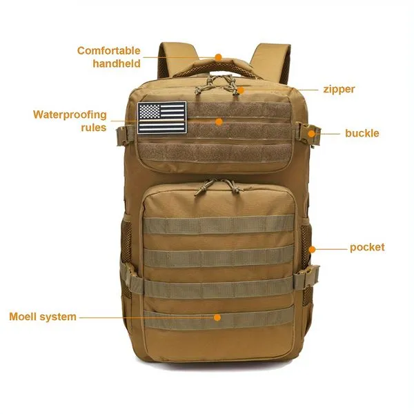 Sandpoint Recon Daypack –  Tactical Trek Bag