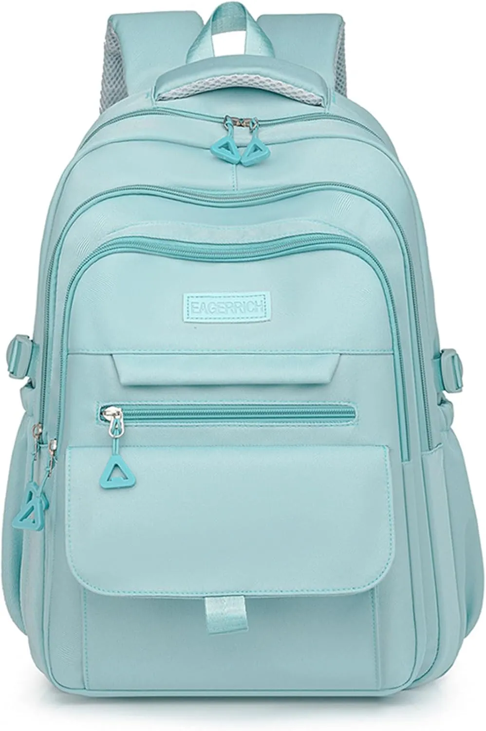 School Cute Aesthetic Backpack Girls Backpack for Students Kids Teen Girls Large Capacity Bookbags College Backpack Laptop Lightweight Bookbag Casual Travel Daypacks School Bag（Blue）