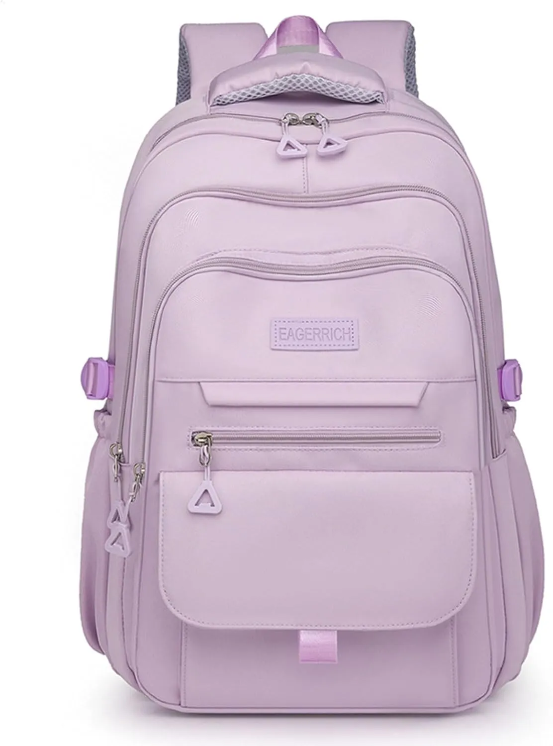 School Cute Aesthetic Backpack Girls Backpack for Students Kids Teen Girls Large Capacity Bookbags College Backpack Laptop Lightweight Bookbag Casual Travel Daypacks School Bag（Purple）
