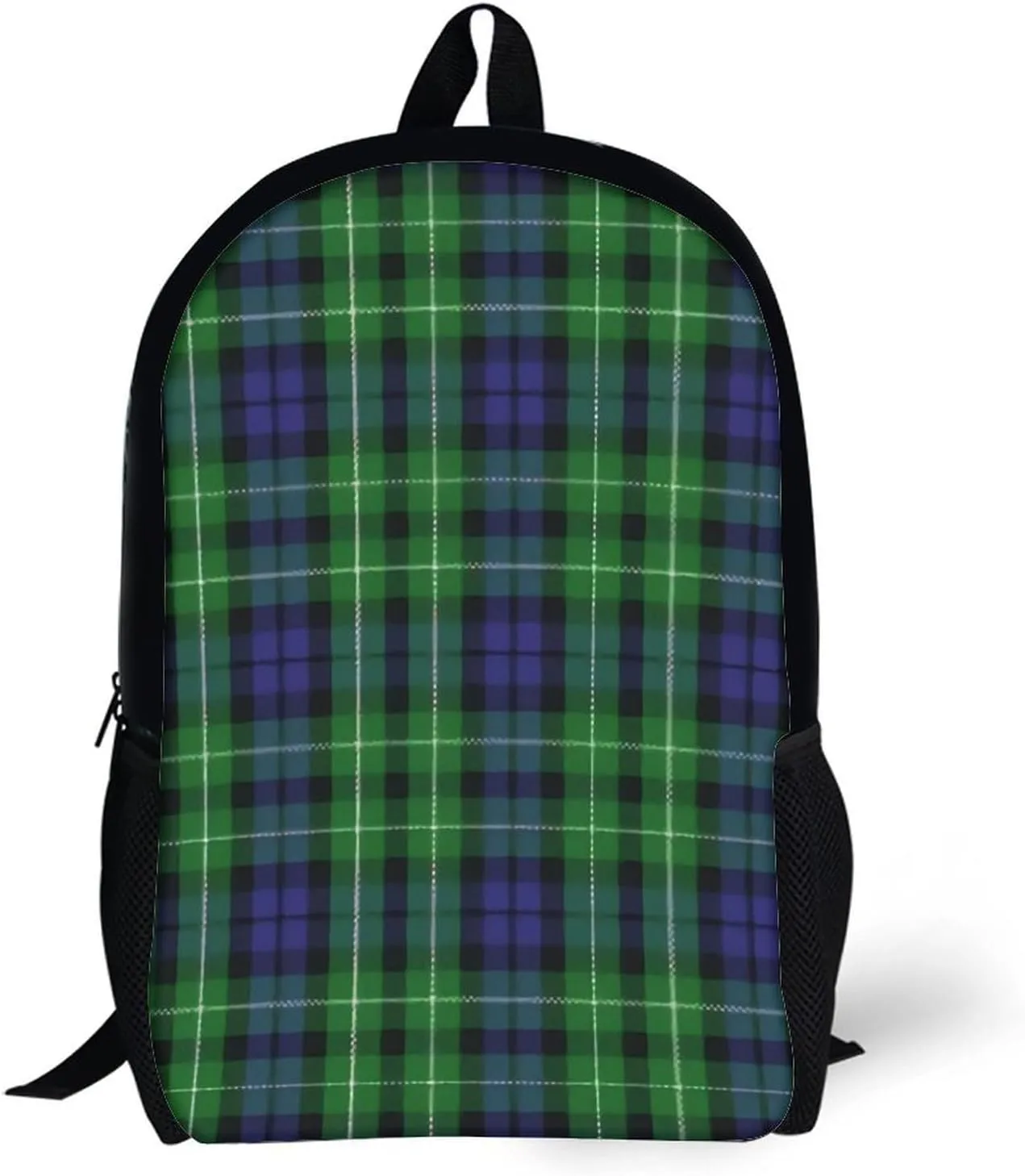 Scottish Clan Graham Tartan Plaid Backpack Lightweight Waterproof Backpacks Laptop Backpack for Unisex Casual Travel Daypacks Large Capacity
