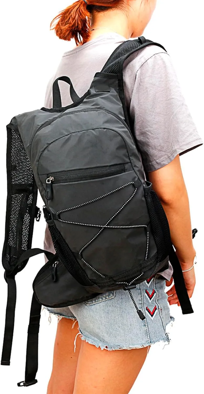 Semme Hydration Backpack, Hiking Backpack Water Backpack Hydration Pack with 2L Hydration Bladder Lightweight Hydration Backpack for Running, Cycling and Biking