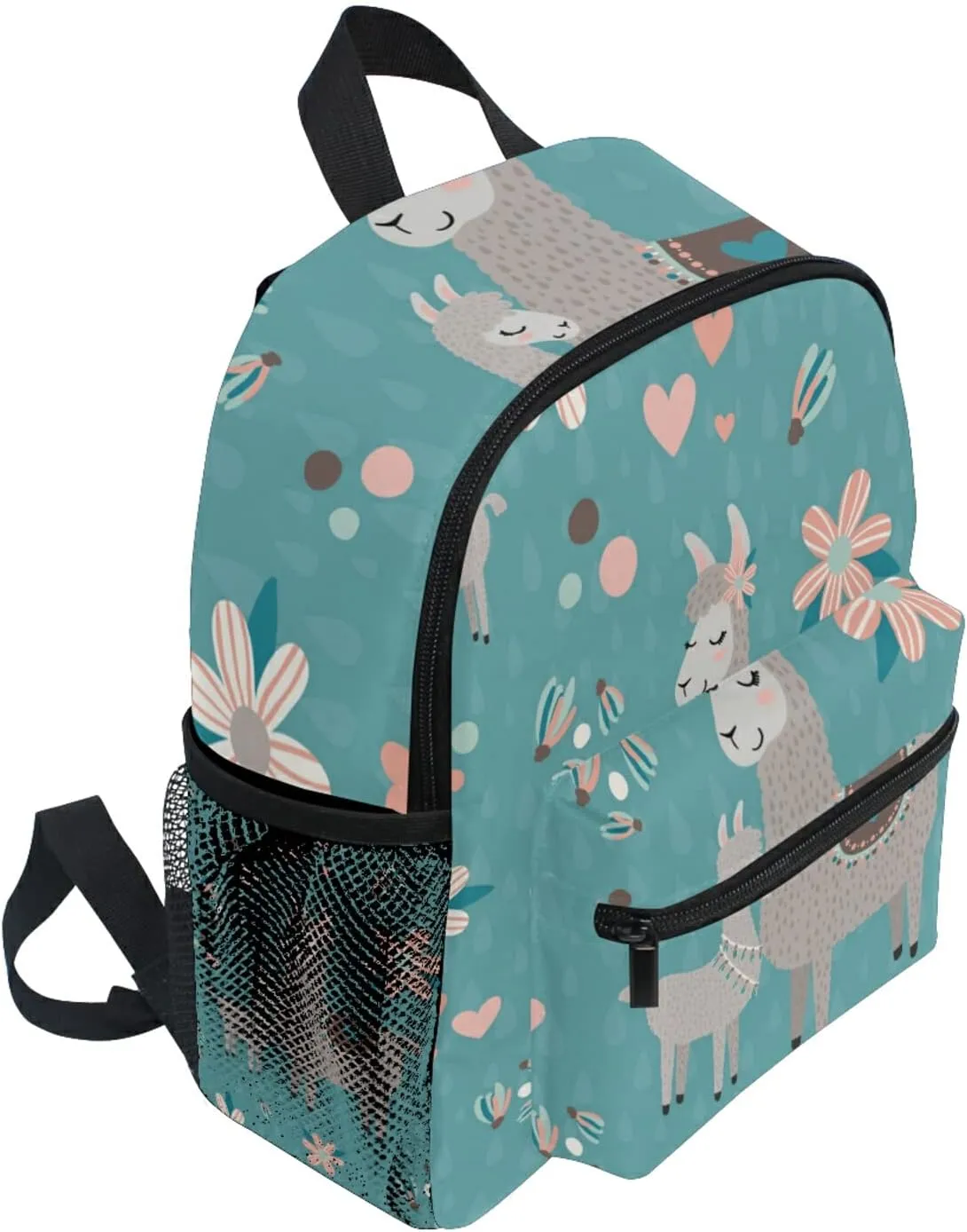 senya School College Backpack Rucksack Travel Bookbag Fashion Back Pack Purse Anti Theft Shoulder Bag Women Men (Animals Teal Mama Llama)