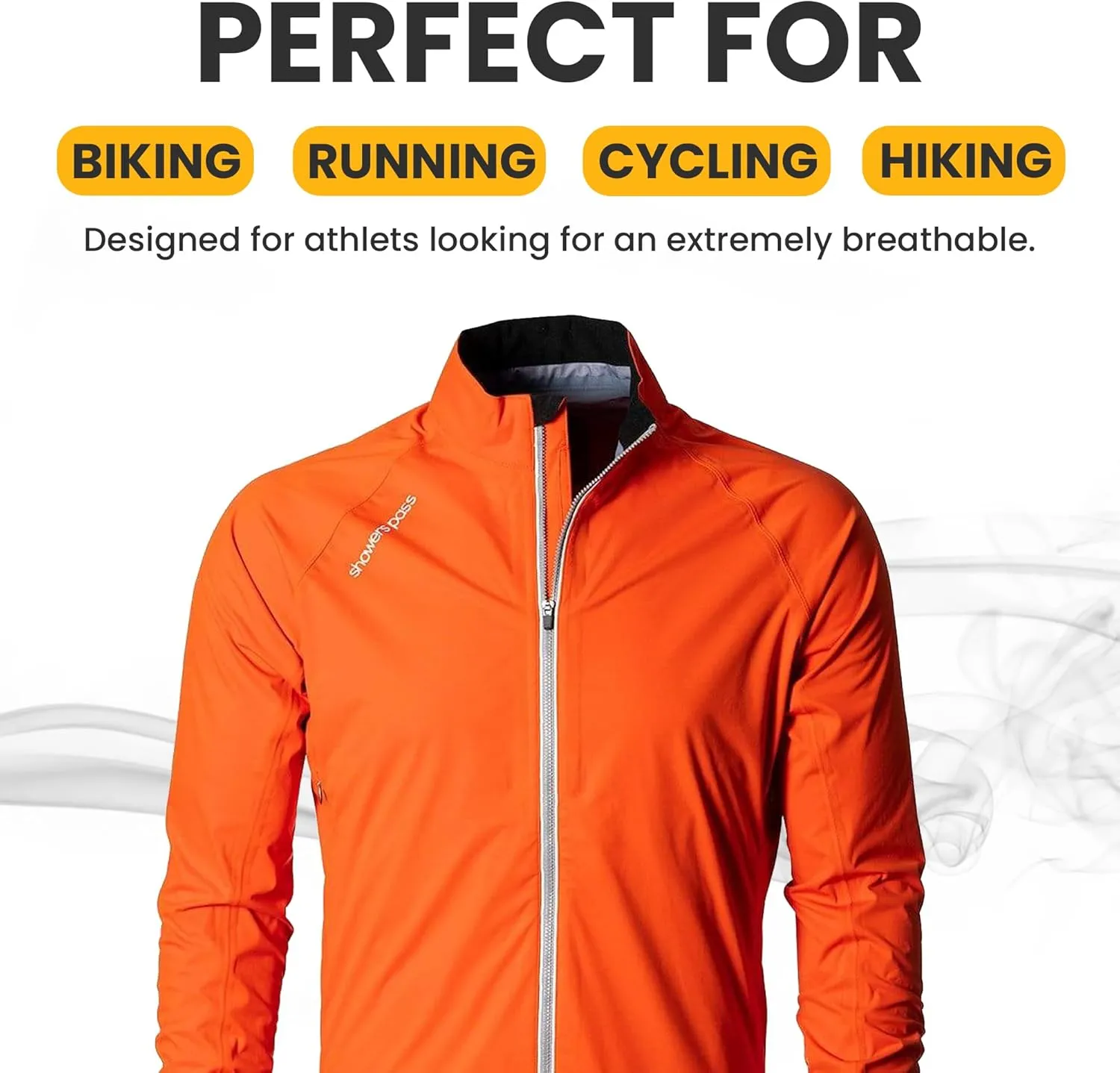 Showers Pass Cloudburst Jacket - Waterproof Breathable & Packable Softshell Jacket - Men's Lightweight Running & Cycling Gear