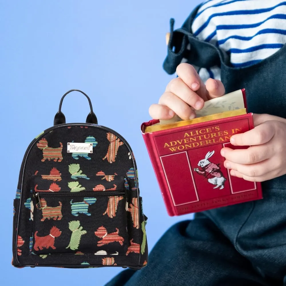 Signare Tapestry Women Backpack Rucksack Casual Daypack Puppy Dog (DAPK-PUPPY)