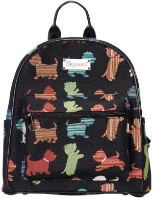 Signare Tapestry Women Backpack Rucksack Casual Daypack Puppy Dog (DAPK-PUPPY)