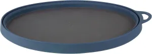Silicon Ellipse Collapsible And Portable Flexi-Plate For Camping, Travel & Outdoor - Navy
