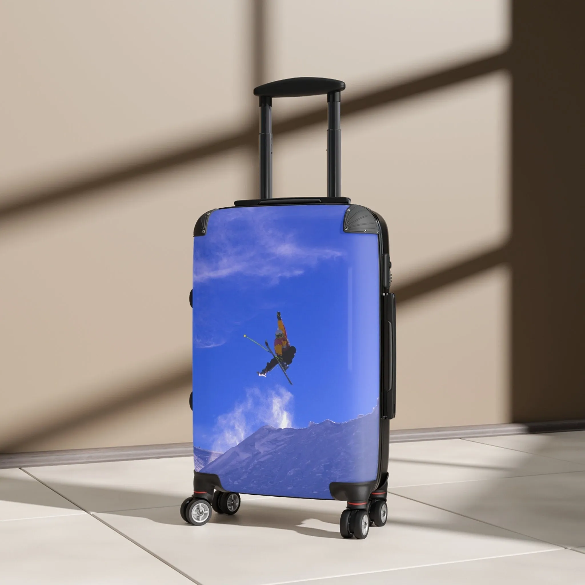 Ski-Inspired Suitcase, Ski Suitcase, Ski Bags, Travel Luggage, Functional Luggage, Unique Travel Bag, Stylish Adventure Companion