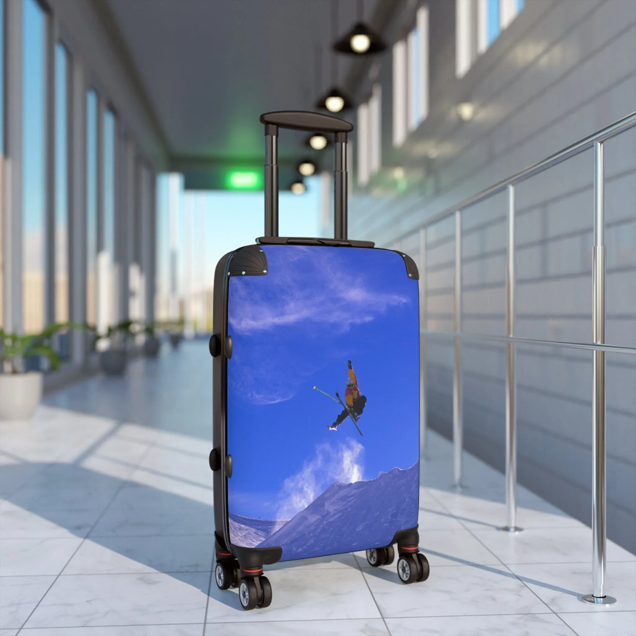 Ski-Inspired Suitcase, Ski Suitcase, Ski Bags, Travel Luggage, Functional Luggage, Unique Travel Bag, Stylish Adventure Companion