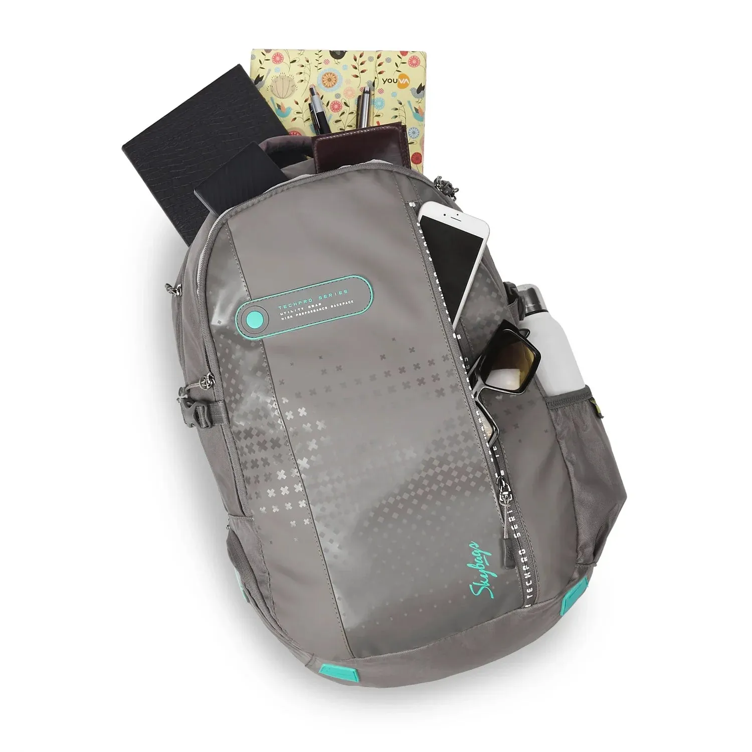 Skybags Valor Pro  04 Laptop Backpack Grey