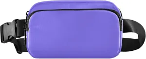 Slate Blue Fanny Belt Bag Waist Packs Crossbody Bags Bum Bag for Running Hiking Travel Workout Adjustable Strap for Women Men