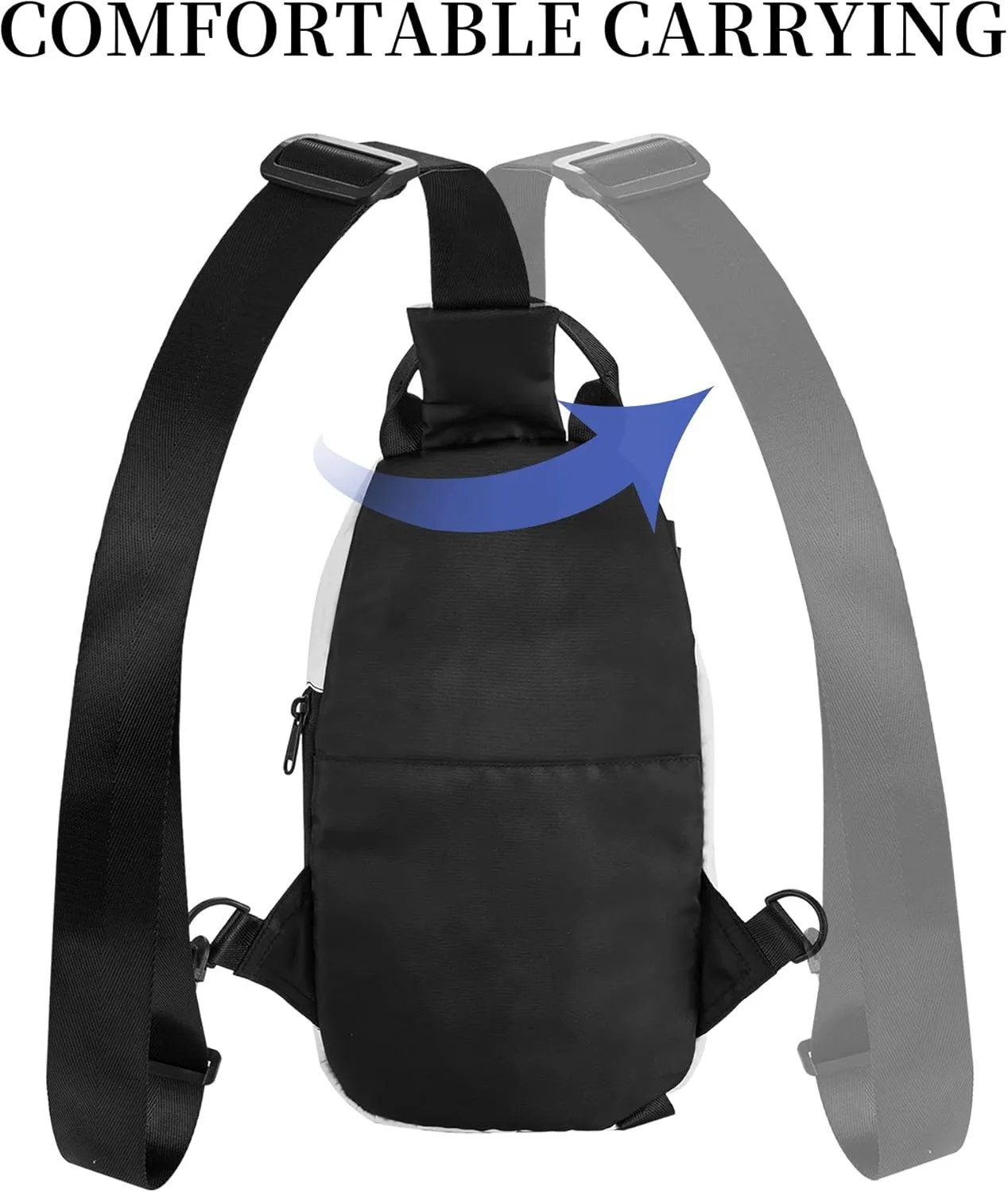 Sling Bag Custom bag Personalized Shoulder Daypacks Crossbody Bags Optional Color Add Your Name Logo Text or Image Here