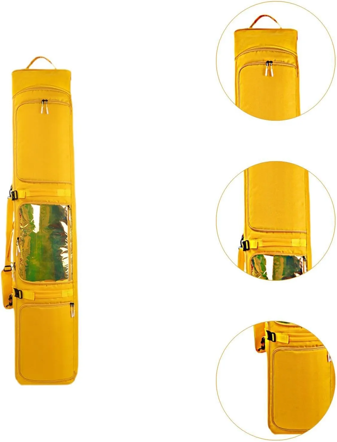 Snowboard Bag Ski Bag Wheeled Carrier Bag for Men Women Protective Ski Gear Bag Snowboard Backpack for Outdoor Winter Sports