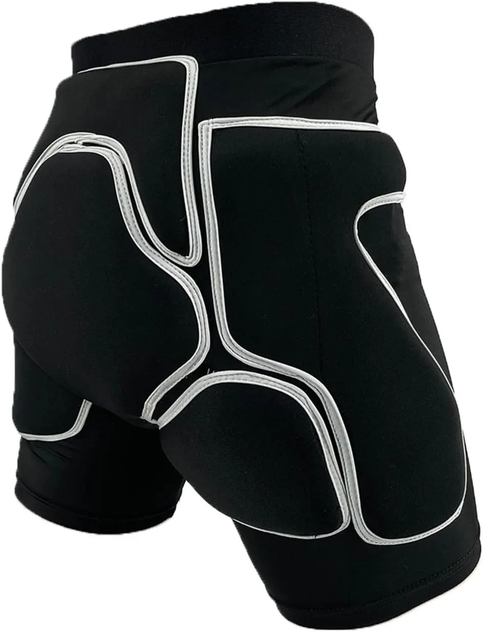 Snowboard Impact Shorts, Padded Protection Shorts for Basketball, Cycling, Riding, Paintball, Soccer, Volleyball