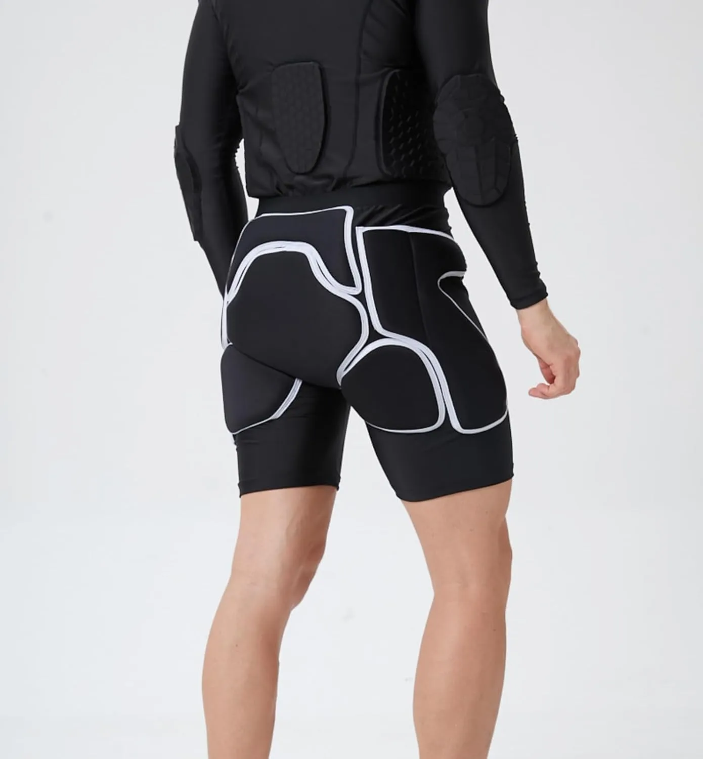 Snowboard Impact Shorts, Padded Protection Shorts for Basketball, Cycling, Riding, Paintball, Soccer, Volleyball