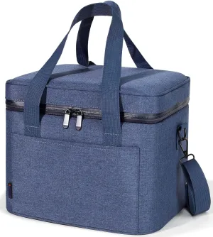 Soft Cooler Bag 24/20 Cans Collapsible Medium 18qt/17L/12in Large Lunch Bag Insulated Ice Chest Leakproof for Travel Car Beach Camping