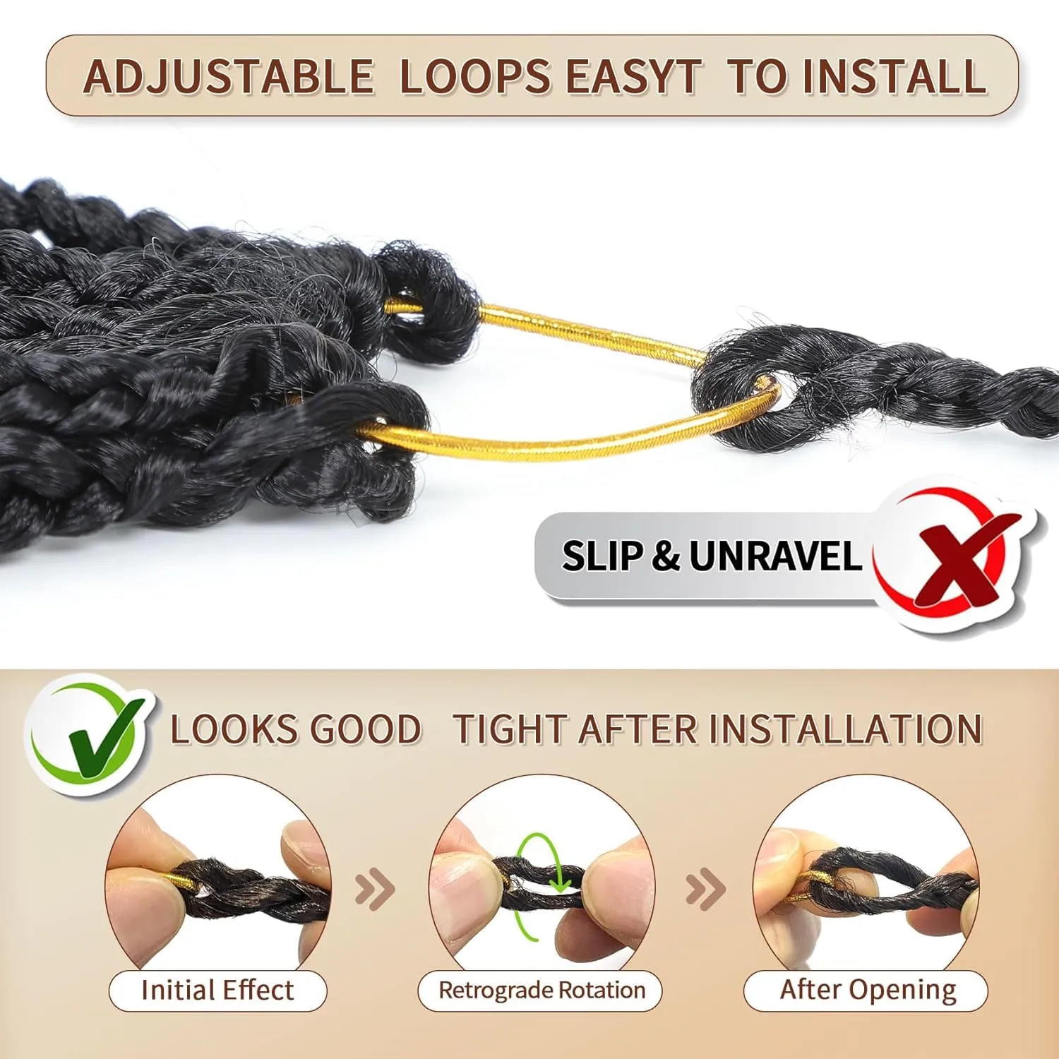 SOKU Mini Passion Twist Crochet Hair 20" - 8 Packs Pre Twisted Senegalese Yanky Twist Crochet Hair Bey-Blonde Pre-looped Synthetic Dreadlocks Bohemian Locs for Black Women