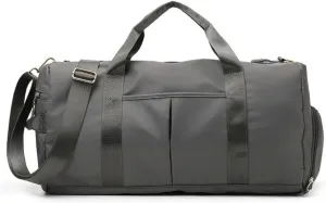 Sports Duffle Gym Bags for Women Girls, (Gray)