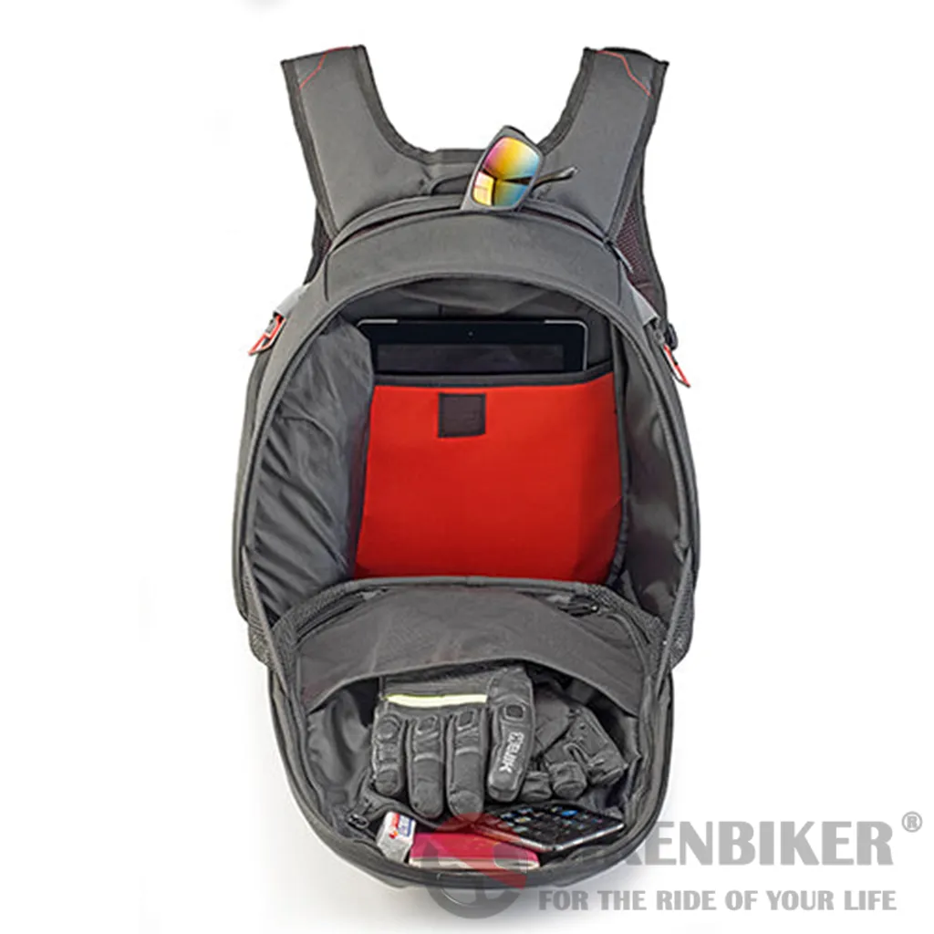 ST606 Rucksack with Thermoformed Shell, 22 Litres - Givi