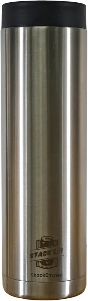 Stack'Em Insulated Can Colster - Holds Two 12oz Cans - 1 Stack'em Can Cooler - Double Insulated Stainless Steel Koozie