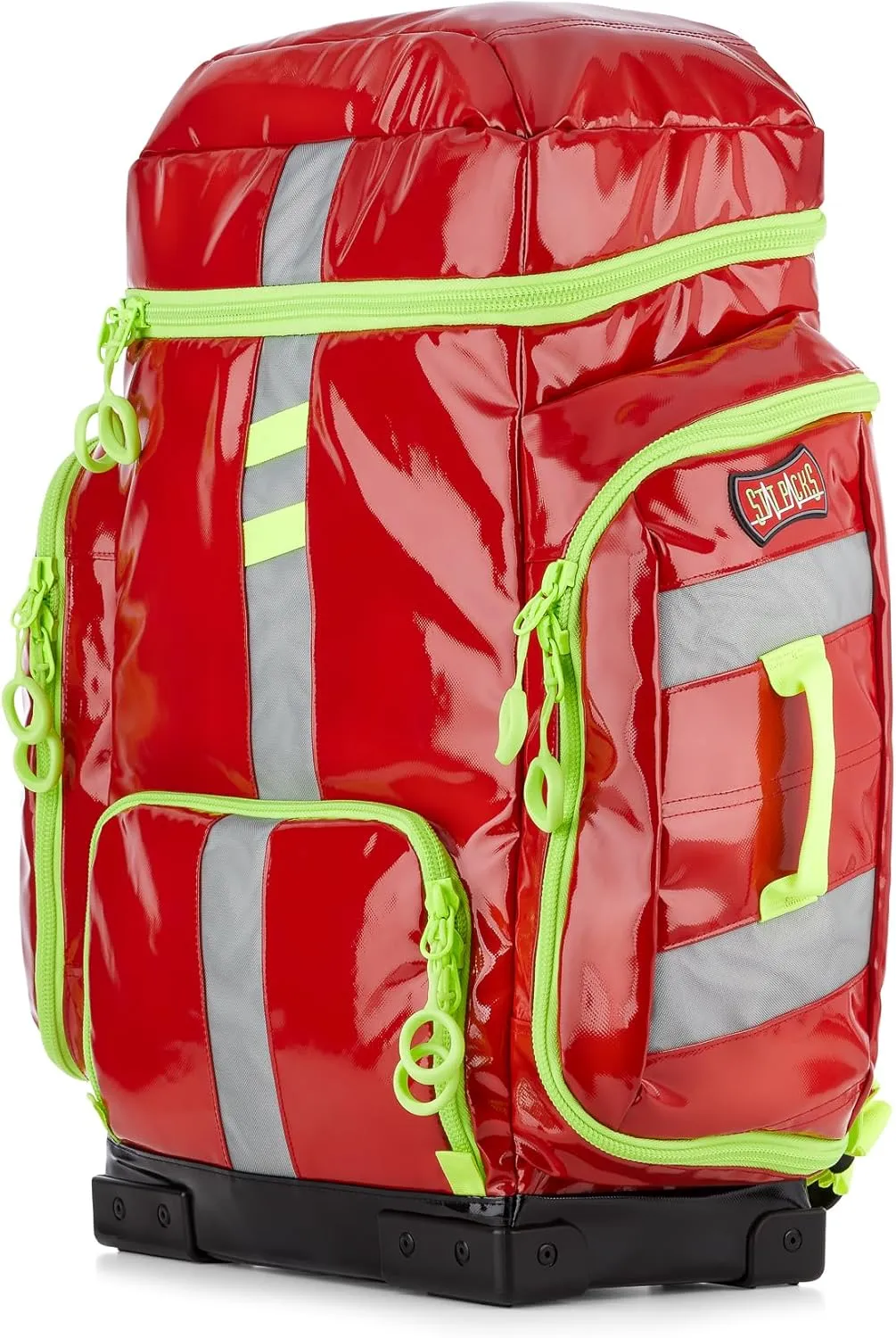Statpacks New 2023 G3  Clinician, Red EMT Jump Bag for Medics, Pack, Ergonomic, Lightweight BLS ALS Trauma Bag for EMS, Police, Firefighters