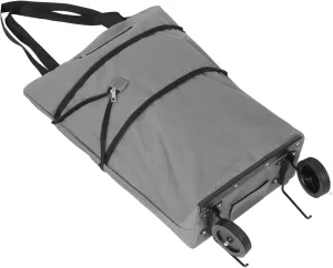 STOBAZA Rolling Shopping Bag with Wheels and Handle Capacity Grocery Cart for and Storage for Supermarket Travel and Household Use