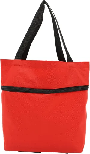 Storage Bag with Wheels Tote Bag Cart Folding Shopping Bags Small Tey Bag Cooler Cart Shopping Bag with