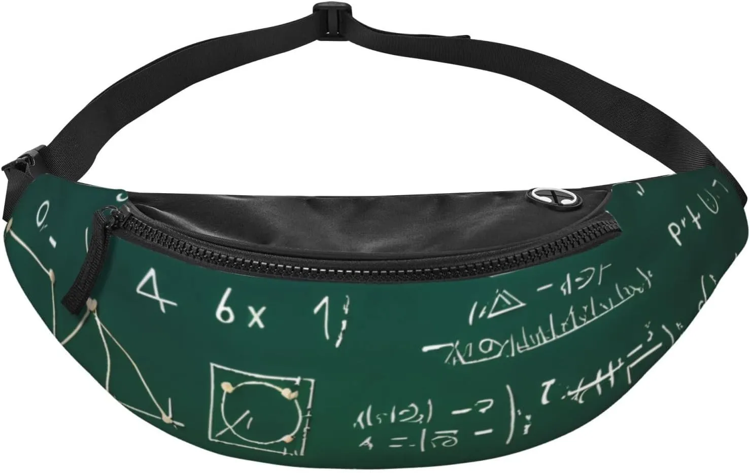 Stylish 3d Math Formula Bumbags Waist Fanny Pack For Women Ladies Men Lightweight Bum Bag With Zip Pockets Adjustable Belt For Dog Walking Running Cycling Hiking Outdoor Sport
