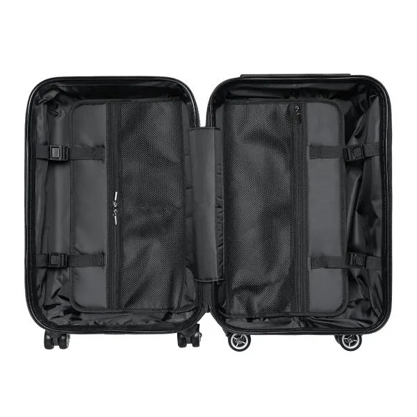 Sunset Imprint 8-Wheel Spinner Suitcase: Travel in Style