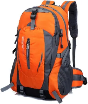 SUPVOX Outdoor Rucksack Waterproof Camping Bag Shoulder Bag for Hiking Reflective Strips Lifesaving Whistle