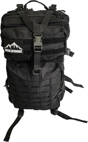Tactical Assault Bugout Backpack 45L Molle Bag Bug 3 Day Bugout Bag Military Syle (Black)