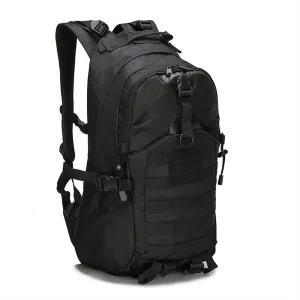 Tactical Backpack for Men Hiking Day Pack Molle Military Rucksack Waterproof Assault Pack Bag for Hunting Camping Trekking (Black)