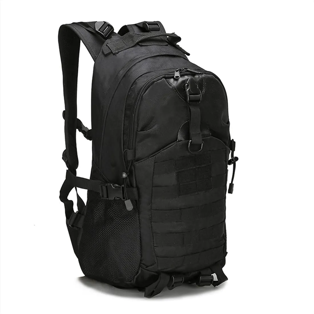 Tactical Backpack for Men Hiking Day Pack Molle Military Rucksack Waterproof Assault Pack Bag for Hunting Camping Trekking (Black)