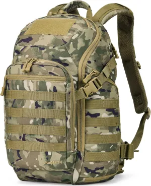Tactical Backpack Military Army Molle Day Assault Pack Daypack Rucksack Survival Bugout Emergency Go Bag 32L (Camo)