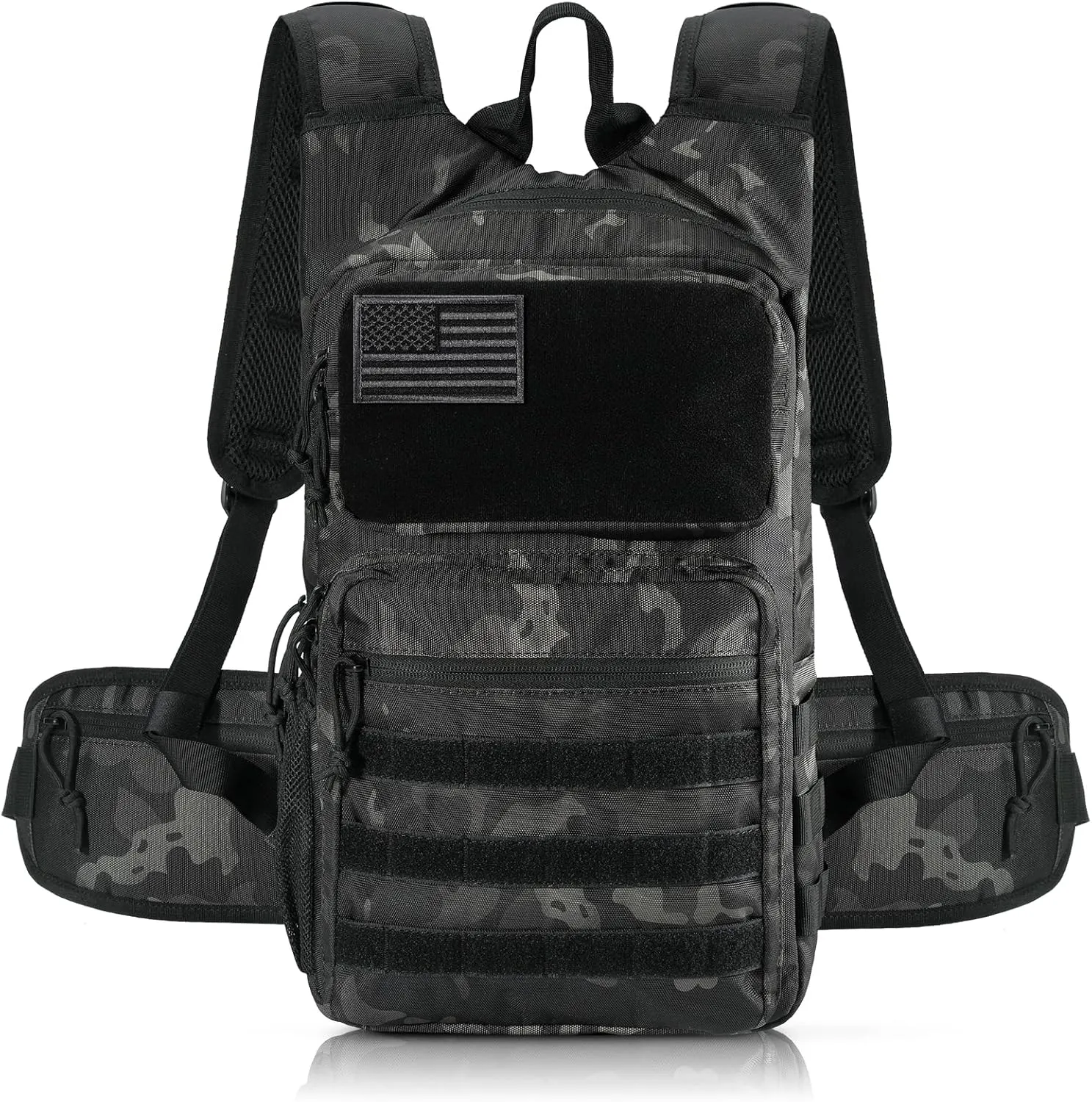 Tactical Hydration Pack Lightweight Insulation Water Backpack Molle Hydration Backpack for Hiking, Running, Cycling, Climbing, Hunting, Fishing