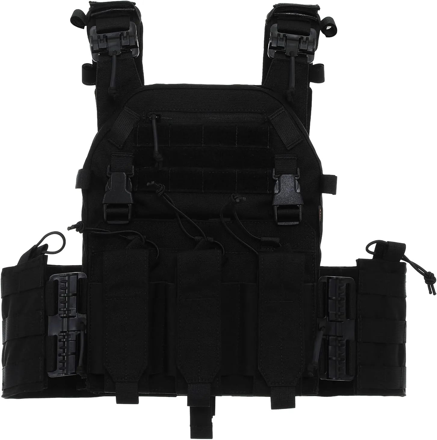 Tactical Molle Vest for Men Adjustable for Adult Airsoft Vest Military Training Hunting and Gaming