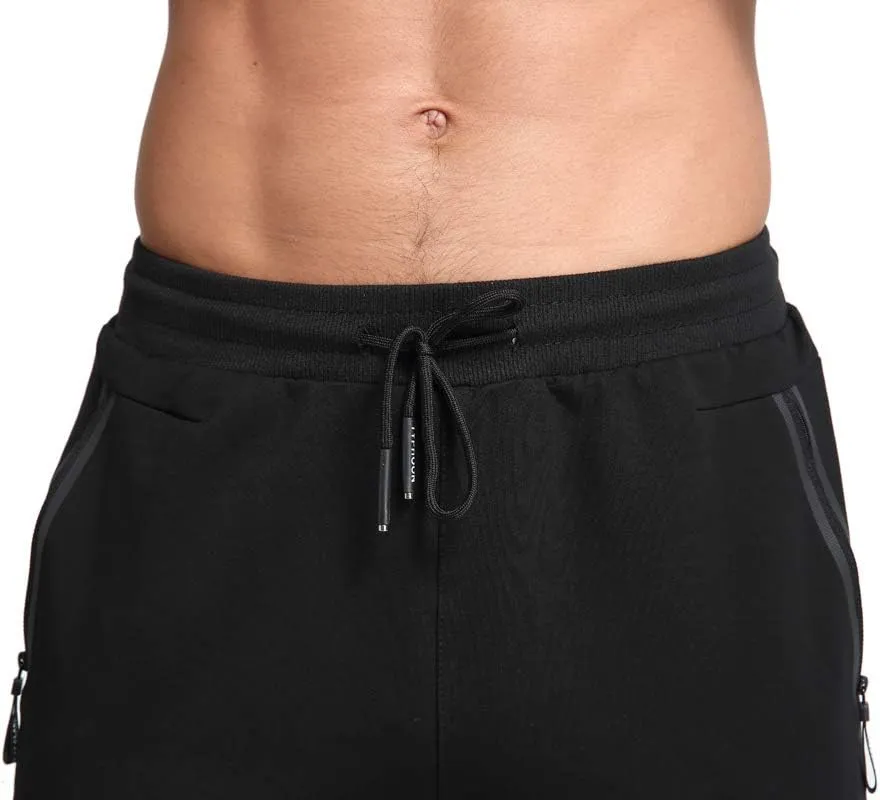 Tansozer Men's Lightweight Joggers Casual Slim Sweatpants Track Pants with Zipper Pockets