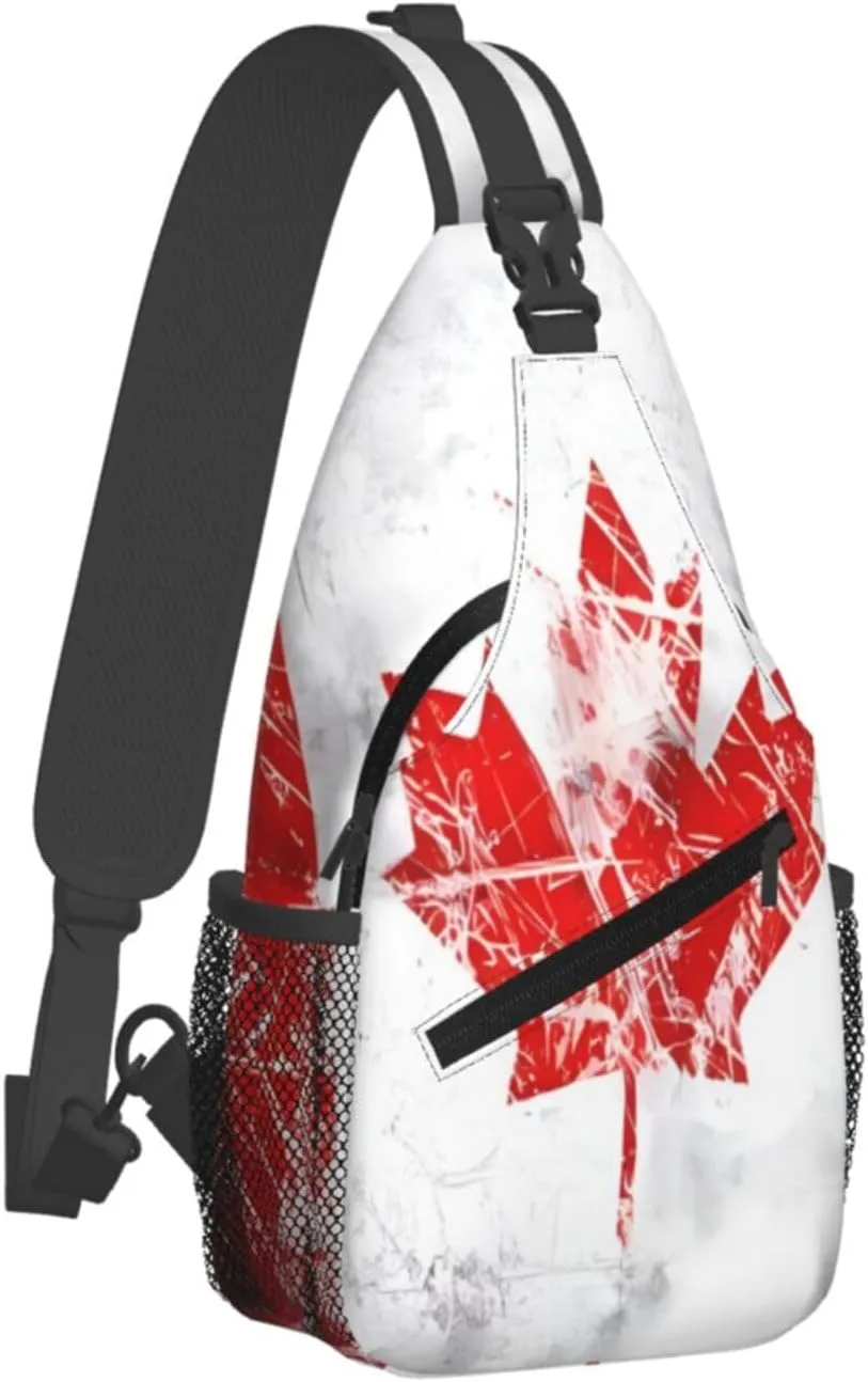 Tanzania Flag Men's And Women's Small Crossbody Bags Chest Bags Daily Bags Are Suitable For Outdoor Hiking Trips
