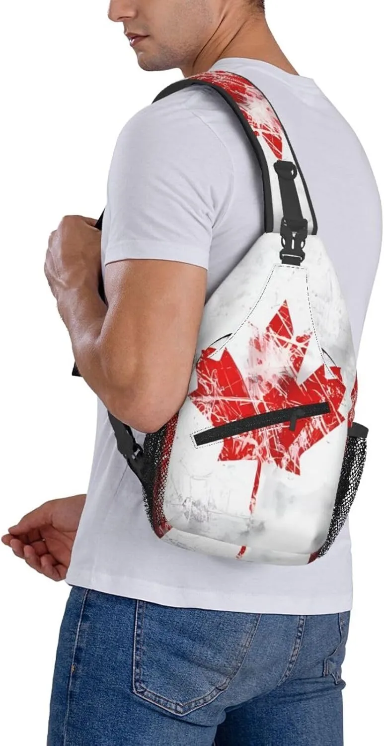 Tanzania Flag Men's And Women's Small Crossbody Bags Chest Bags Daily Bags Are Suitable For Outdoor Hiking Trips