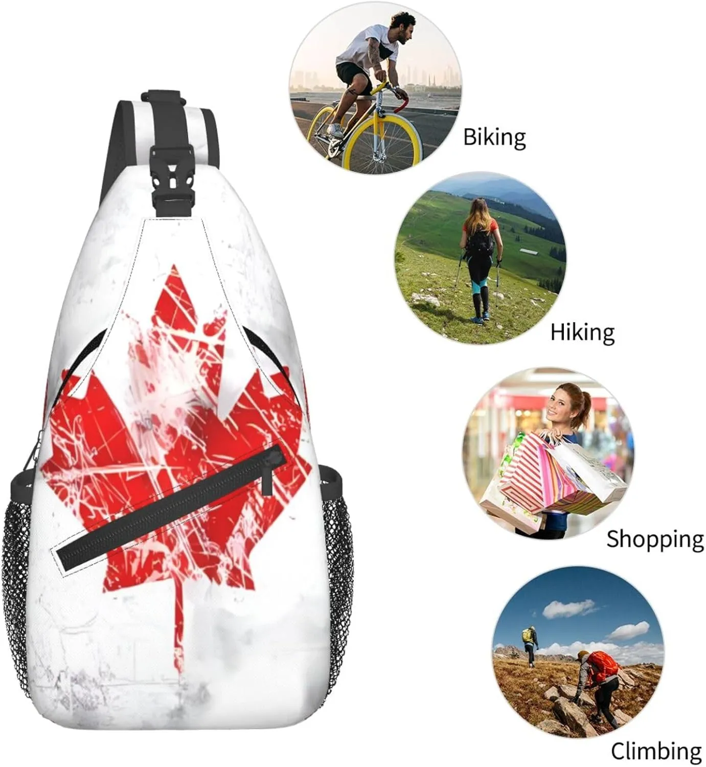 Tanzania Flag Men's And Women's Small Crossbody Bags Chest Bags Daily Bags Are Suitable For Outdoor Hiking Trips