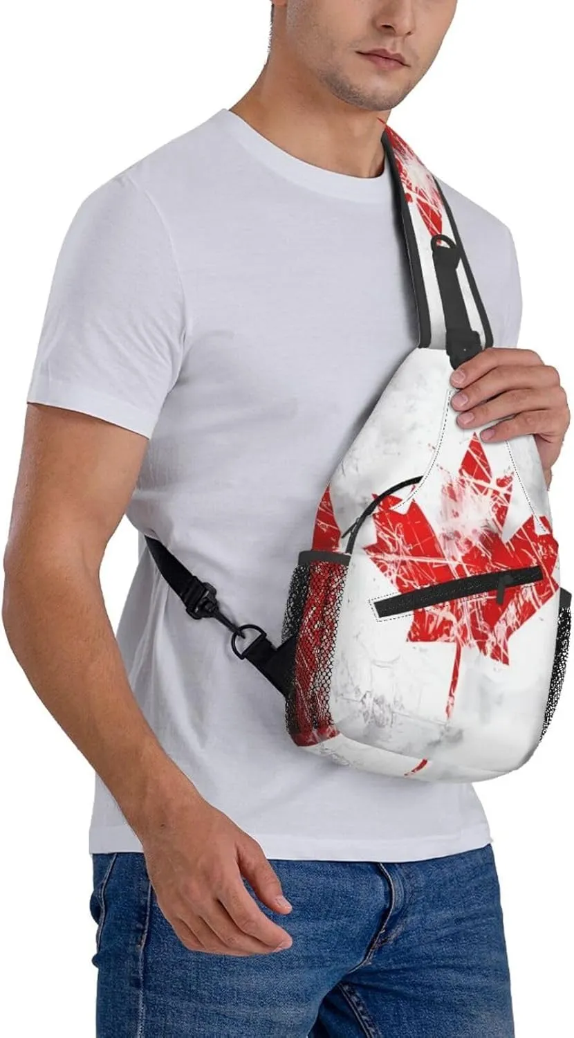 Tanzania Flag Men's And Women's Small Crossbody Bags Chest Bags Daily Bags Are Suitable For Outdoor Hiking Trips