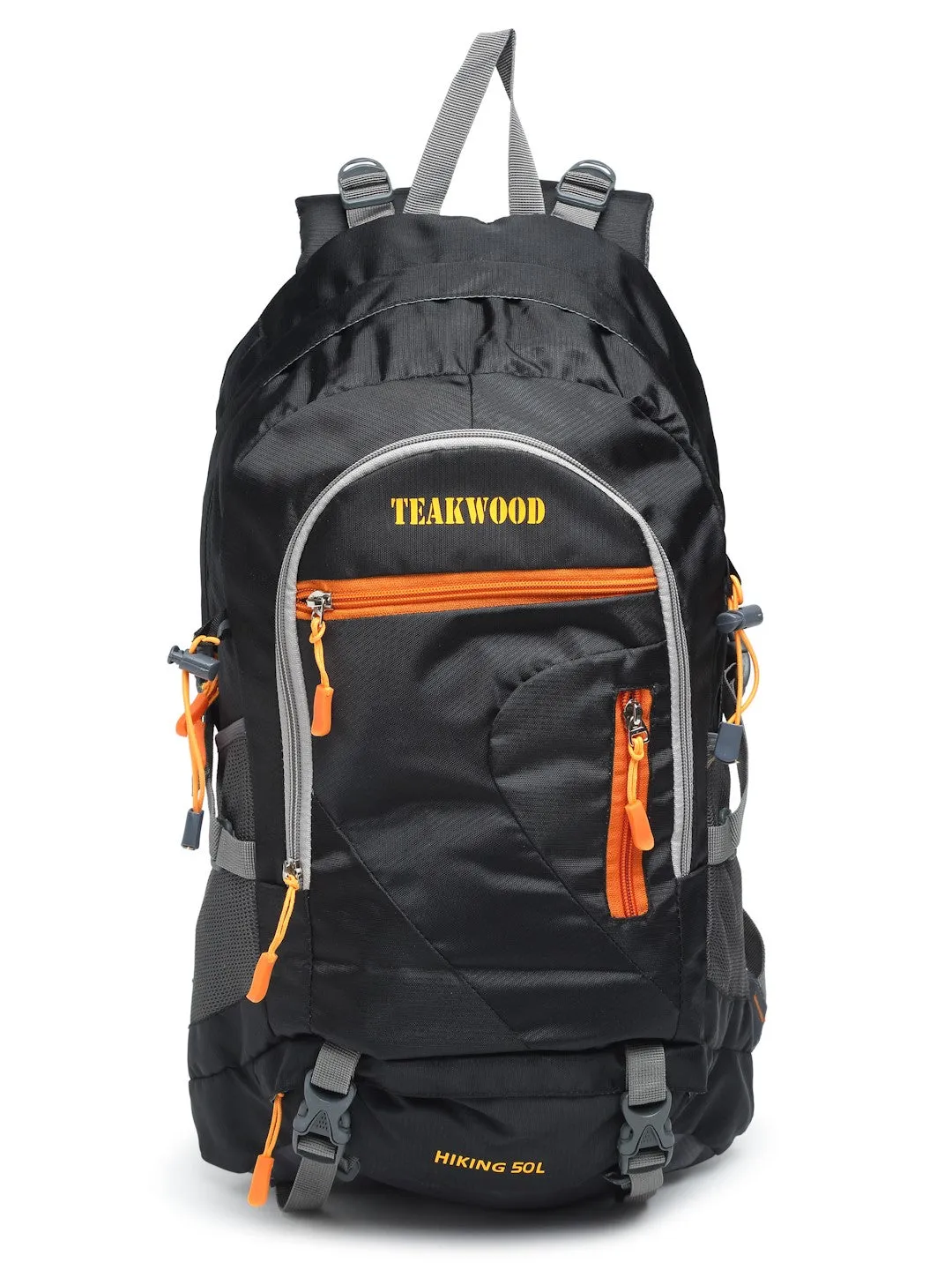 Teakwood Genuine Polyester Rucksacks - Black