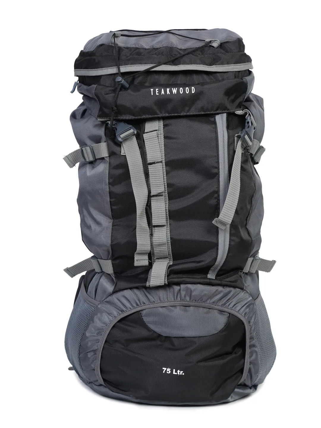Teakwood Genuine Polyester Rucksacks - GREY