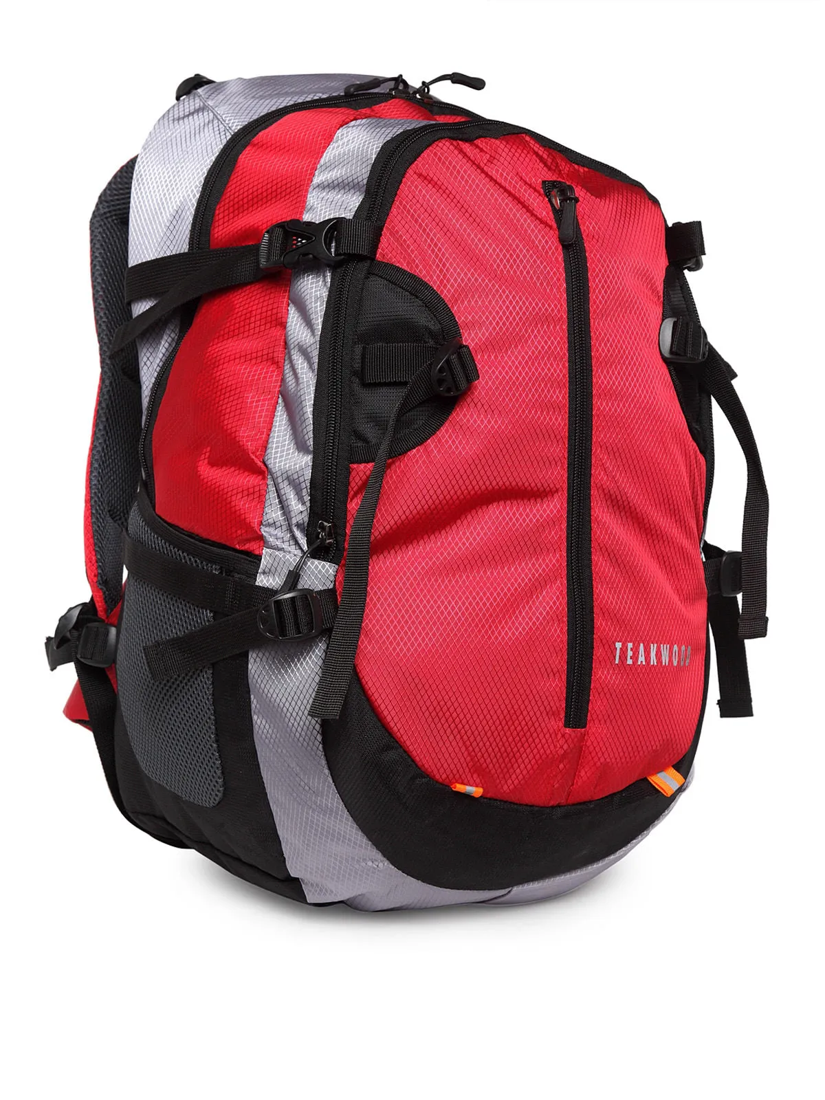 Teakwood Genuine Polyester Rucksacks - Red