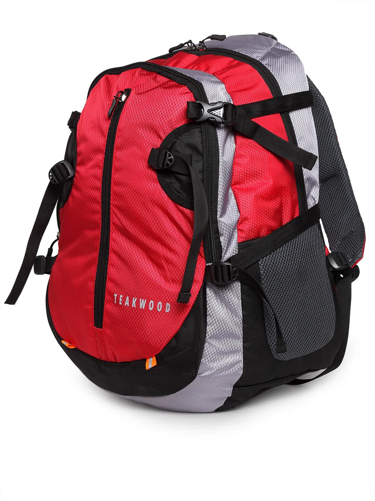 Teakwood Genuine Polyester Rucksacks - Red