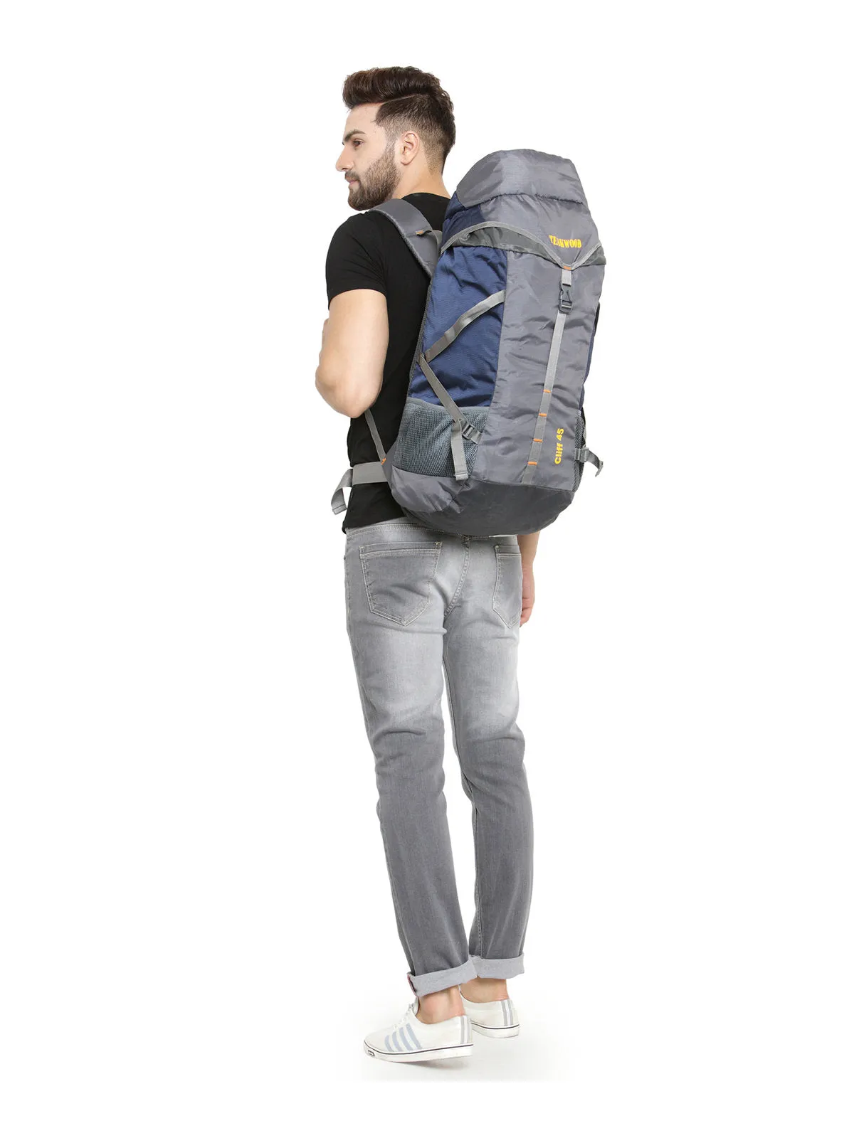 Teakwood Polyester Blue Rucksack